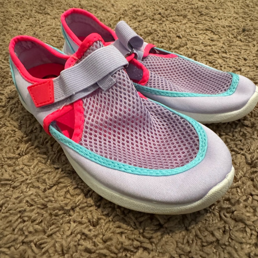 Wonder Nation Pink and Teal Slip-On Shoes